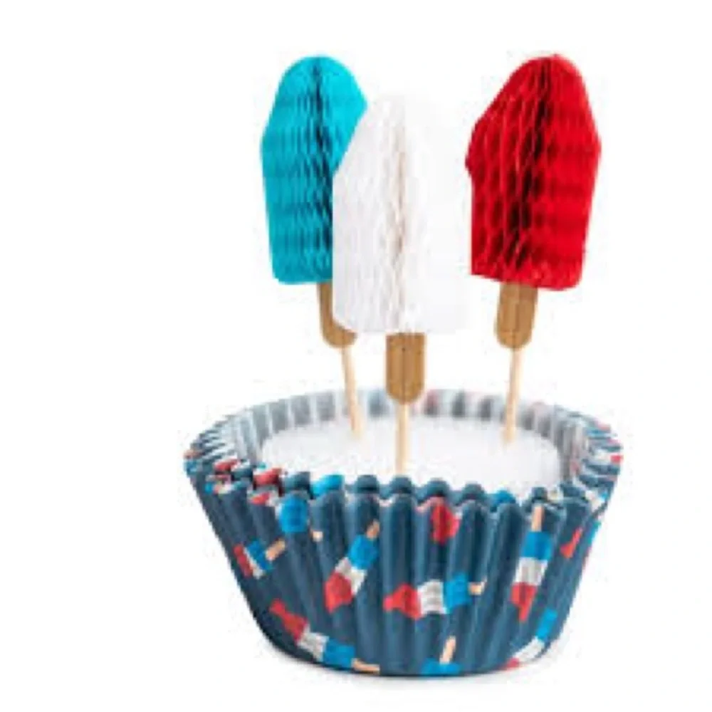 Core Party Prep Rocket Pop Cupcake Kit Liners & Toppers